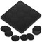 72 Pieces Craft Magnets Glass Ceramic Ferrite Magnet with Adhesive Backing and Transparent Clear Glass Cabochons for DIY Craft Fridge Refrigerator Magnets Pendants(Round,1 Inch)
